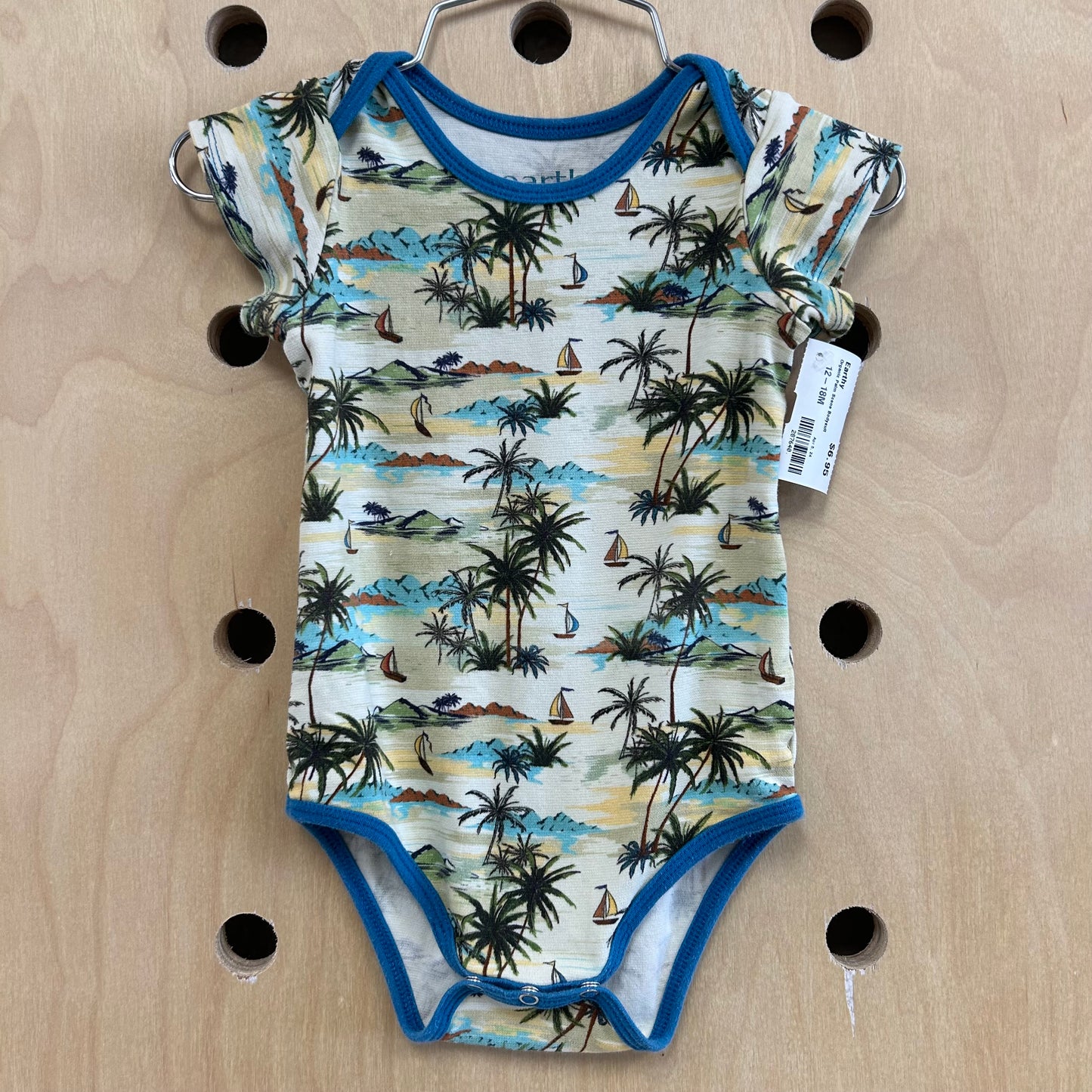 Organic Palm Scene Bodysuit