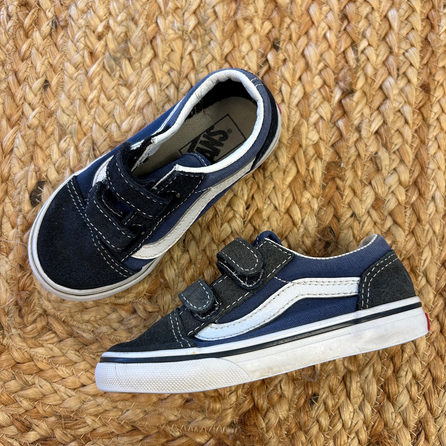 Blue Two Toned Sneakers