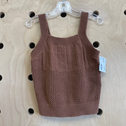 Brown Knit Tank