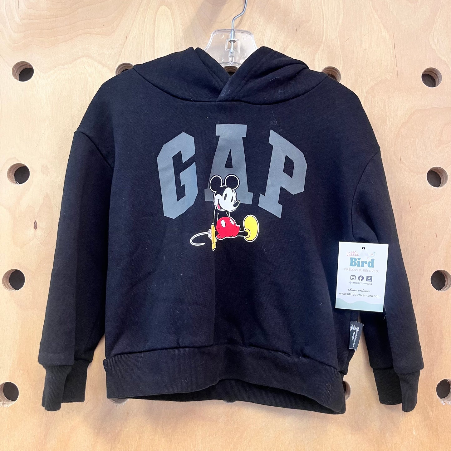 Black Logo Mickey Hoodie