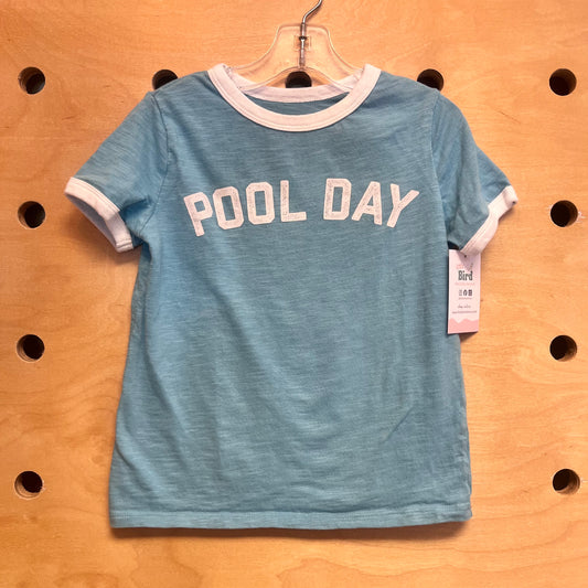 Organic Blue 'Pool Day' Tee