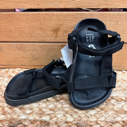 Black Velcro Sandals