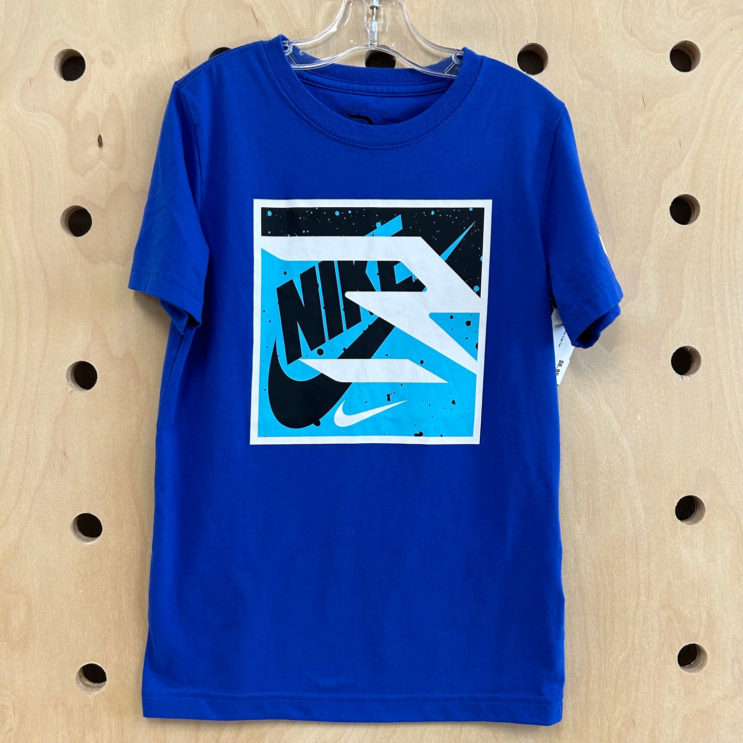 Blue Splatter Logo Tee