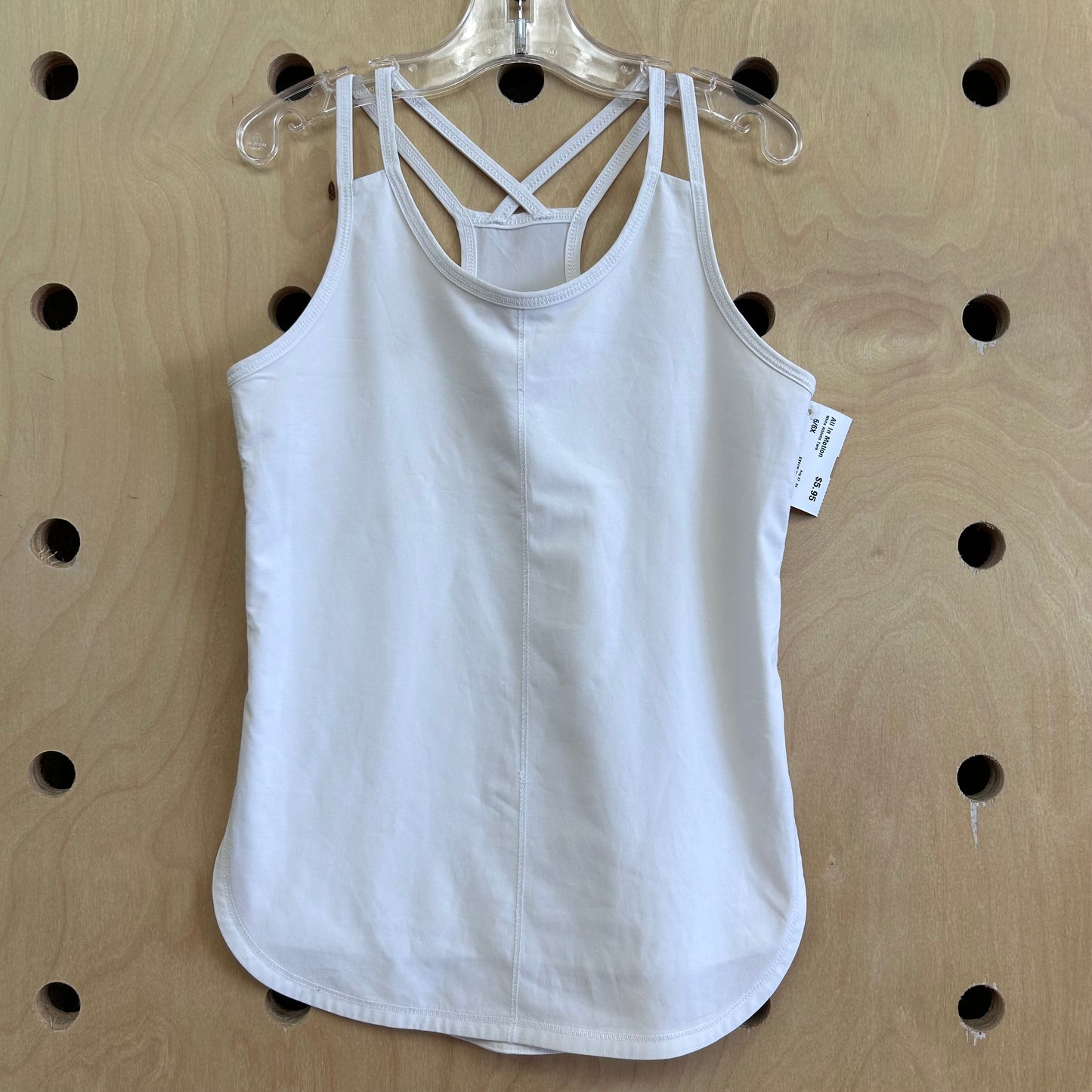 White Athletic Tank