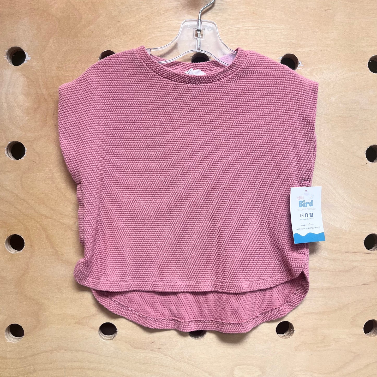 Dusty Peach Textured Top