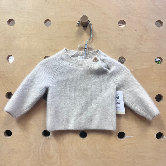 Cream 50% Cashmere Sweater
