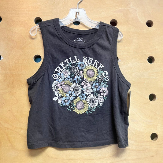 Grey Floral Surf Co Tank