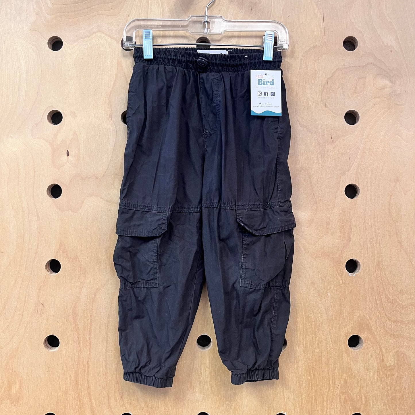 Black Quick Dry Cargo Pants