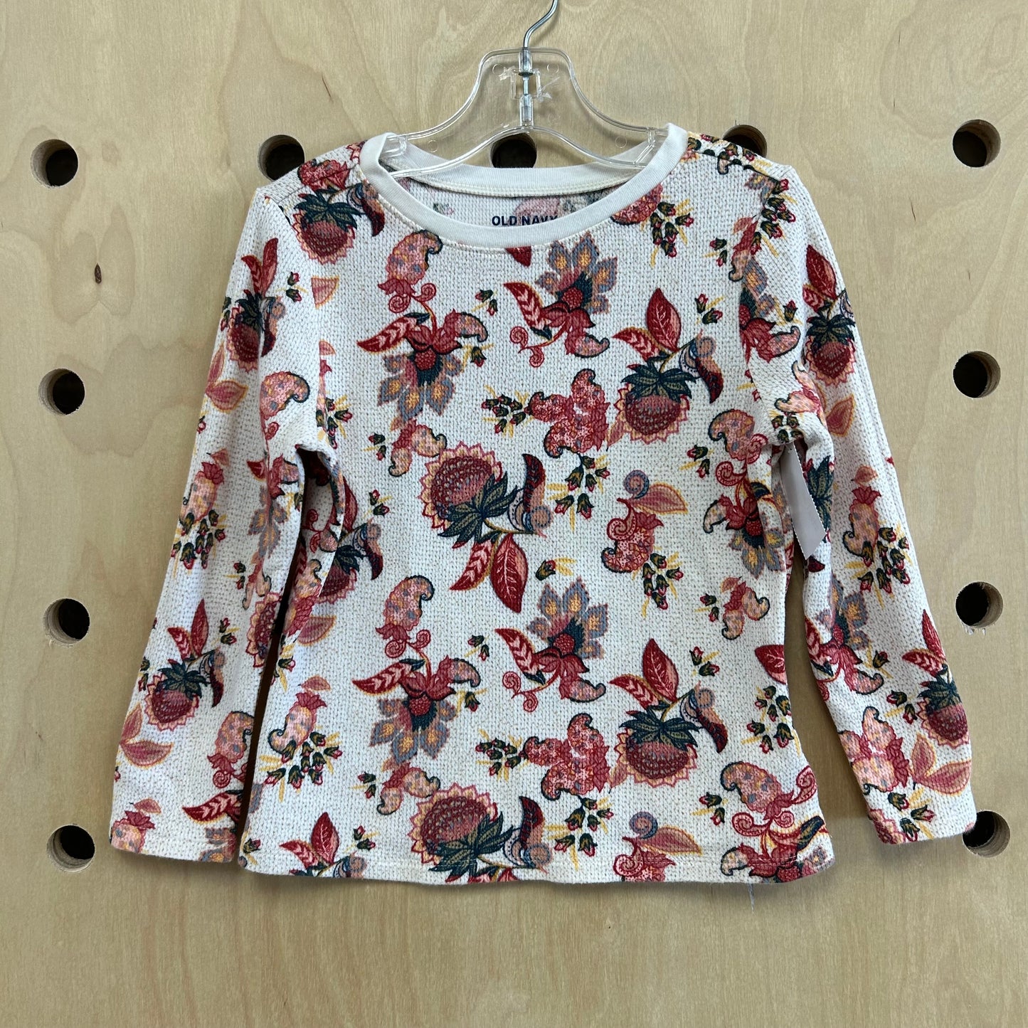 Cream Floral Top