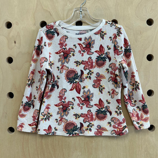 Cream Floral Top