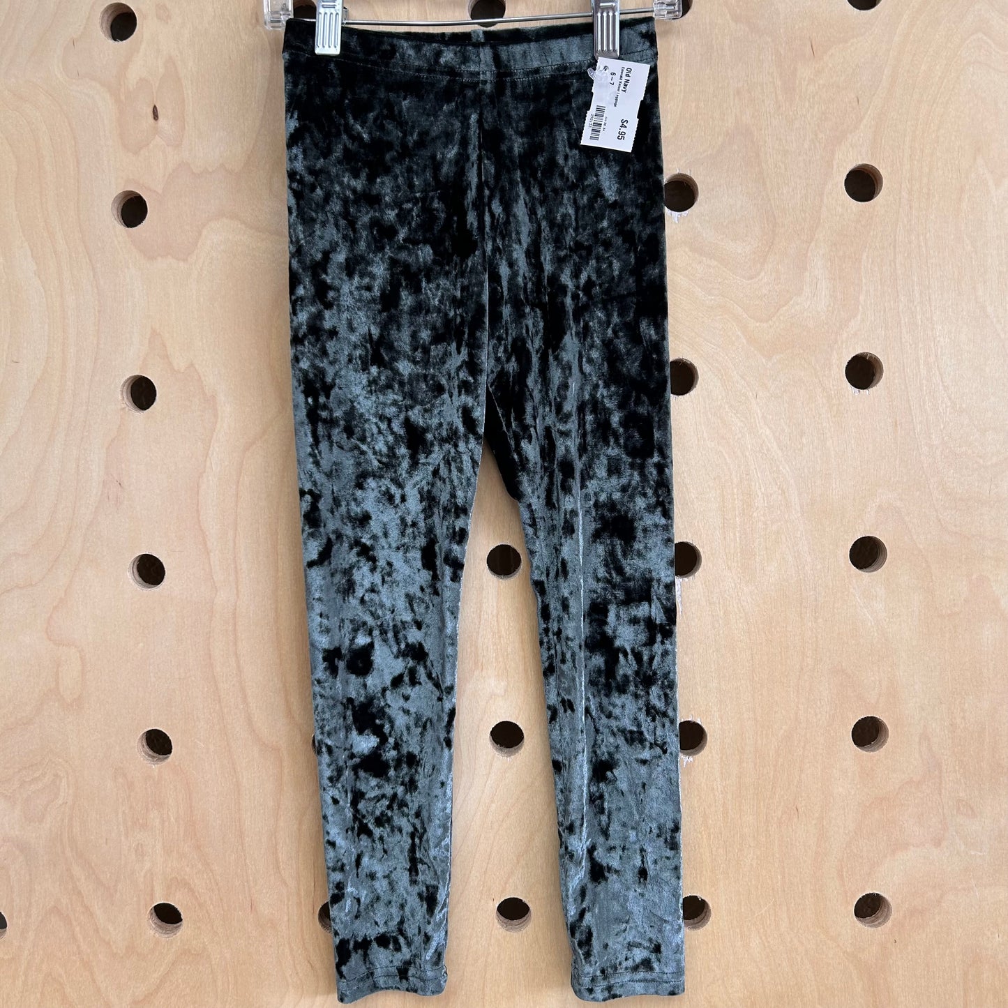 Emerald Velour Leggings