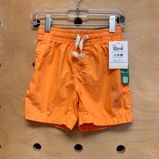 Orange Drawstring Shorts NEW!