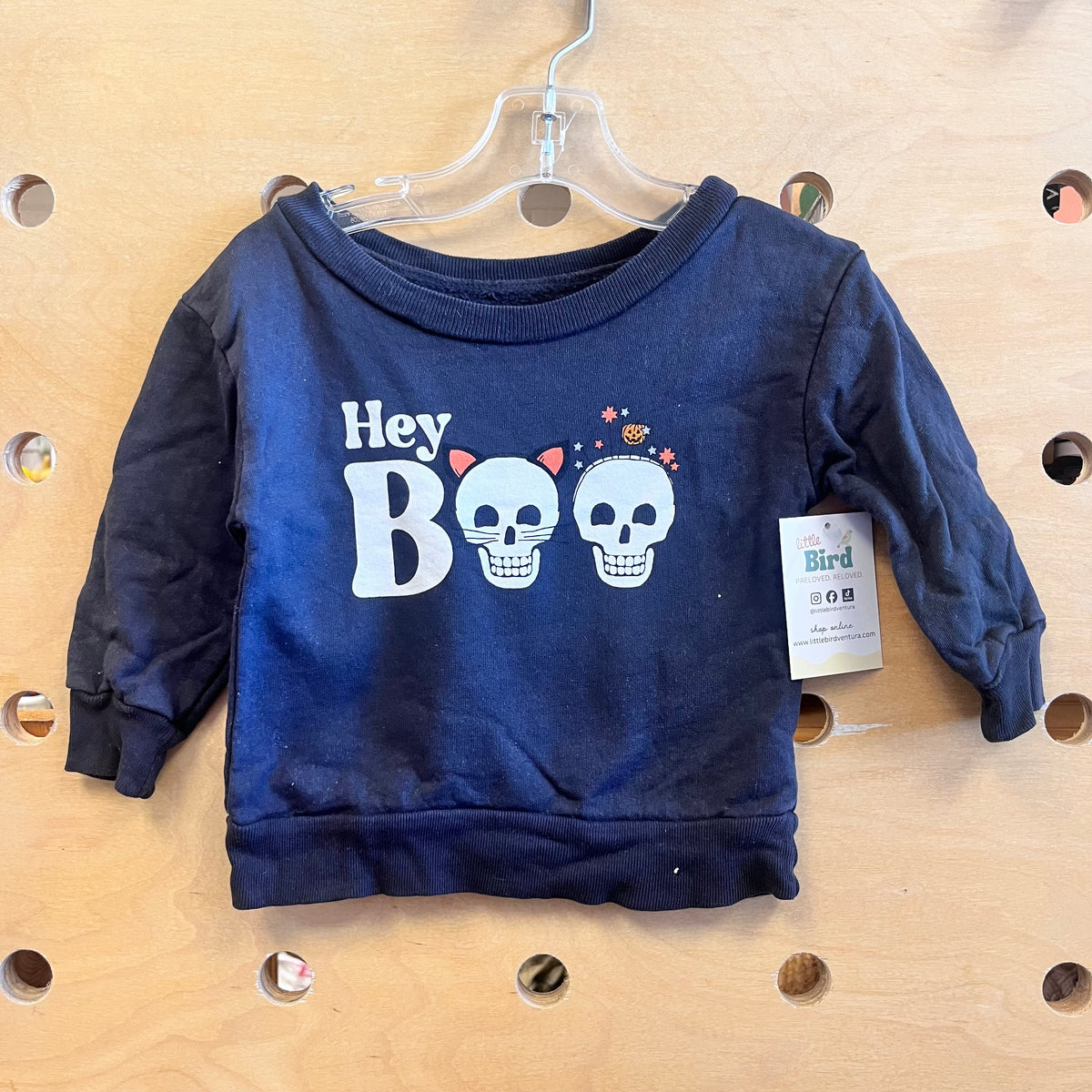 Hey Boo Halloween Sweatshirt