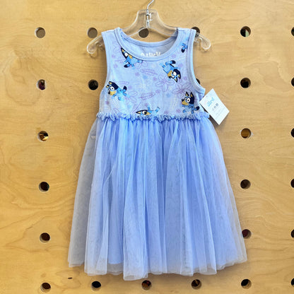 Periwinkle Bluey Tulle Dress