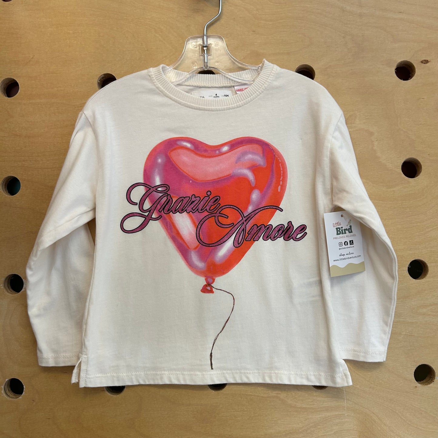 Grazie Amore Balloon Heart Tee