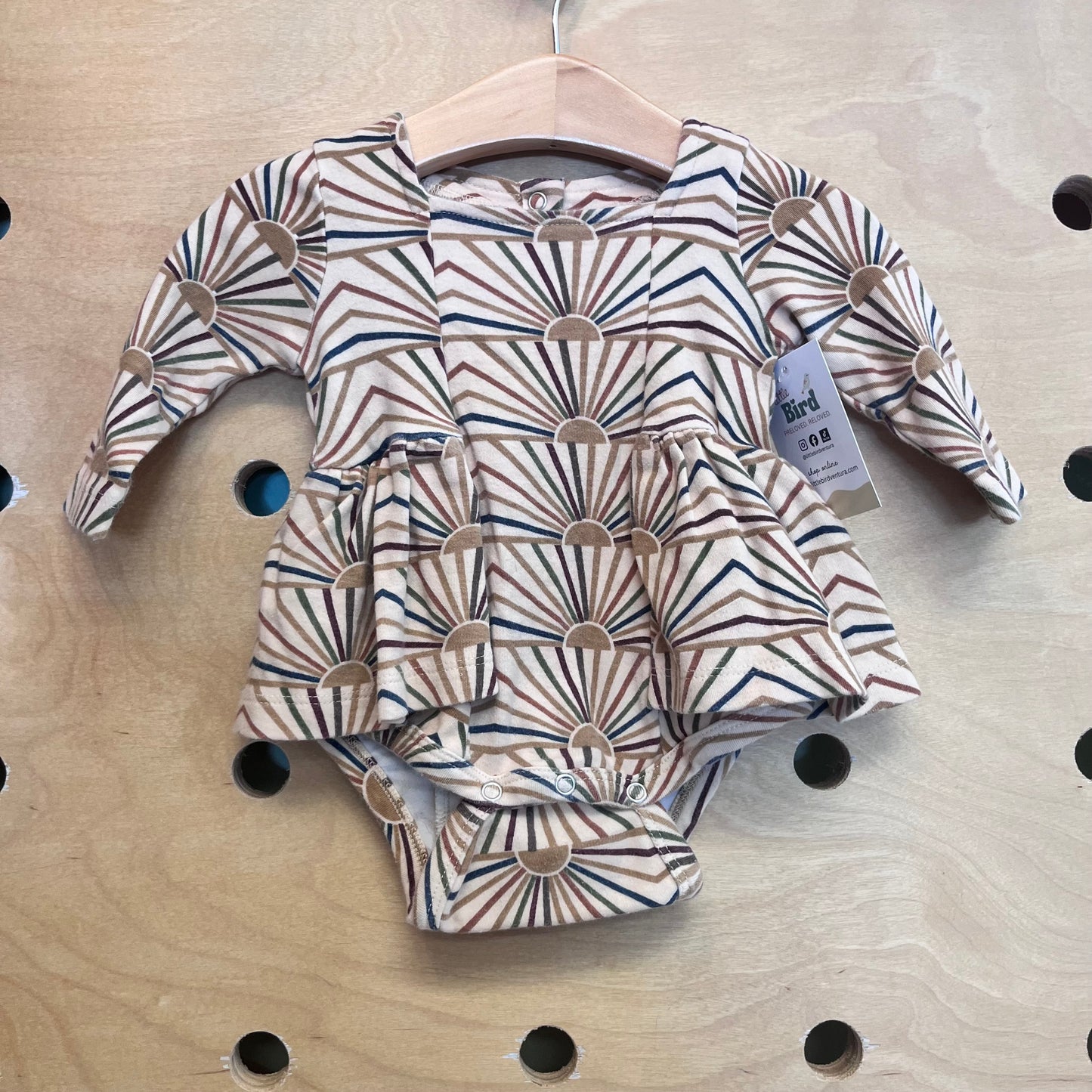 Organic Tan Rainbows Dress