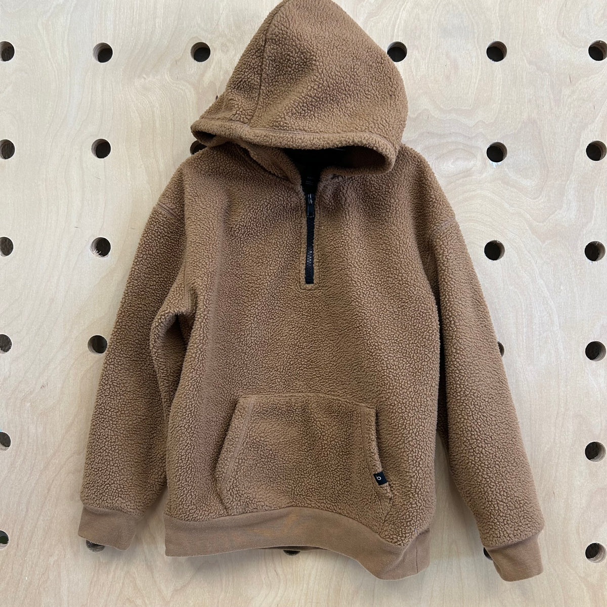Brown Fleece Hoodie