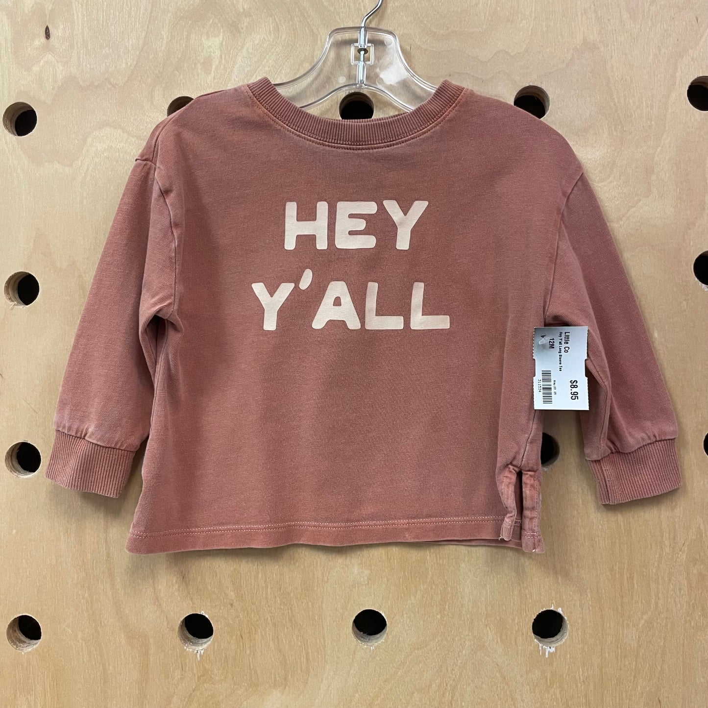 Hey Y'all Long Sleeve Tee