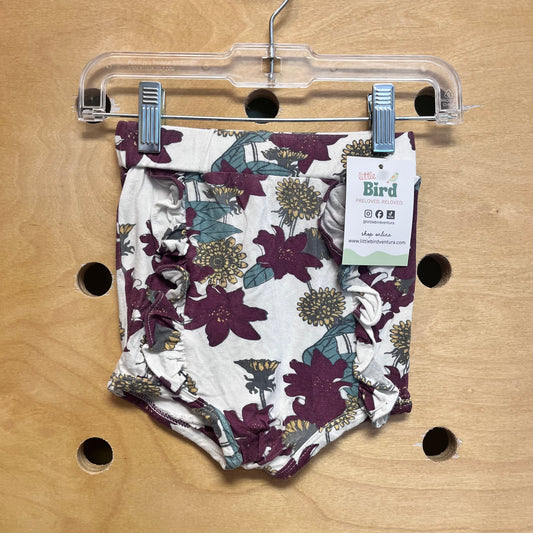 White Floral Bamboo Bloomers