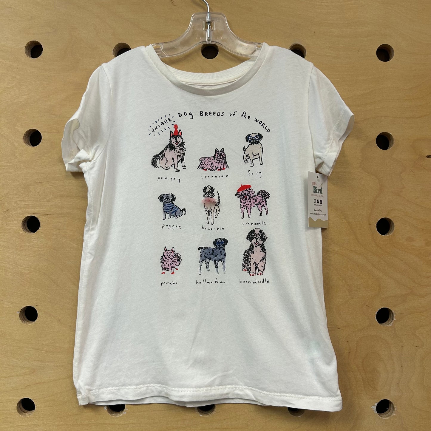 White Fancy Dogs Tee