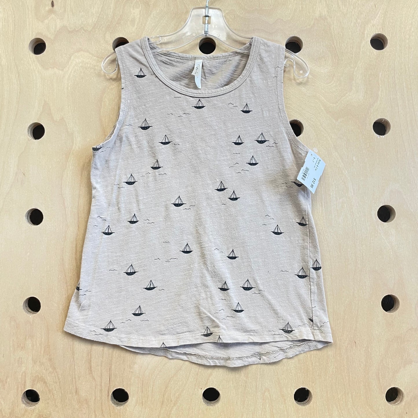 Tan Sailboats Tank