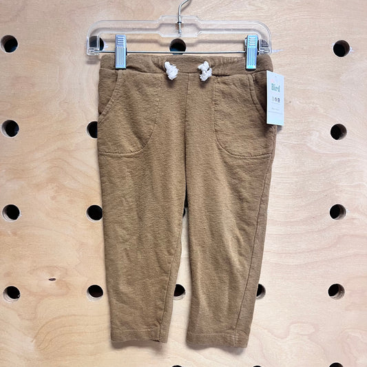 Brown Drawstring Soft Pants