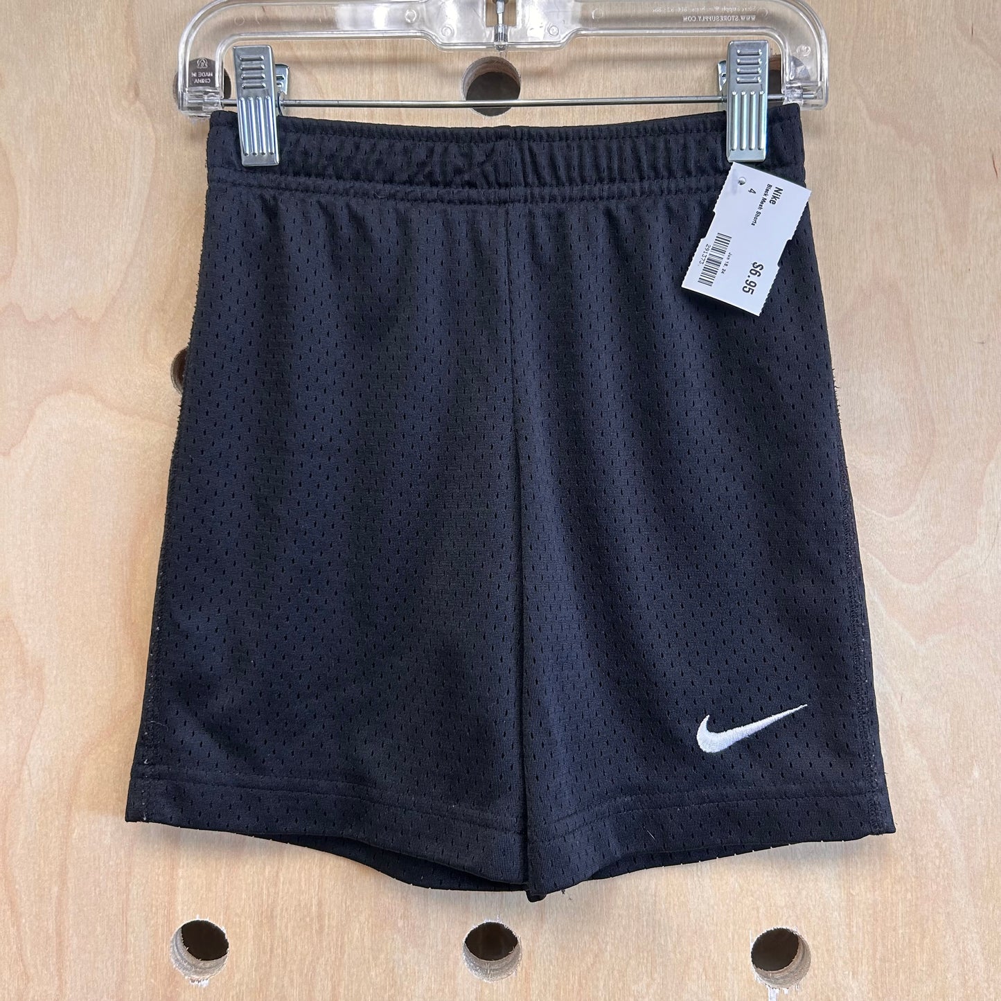 Black Mesh Shorts