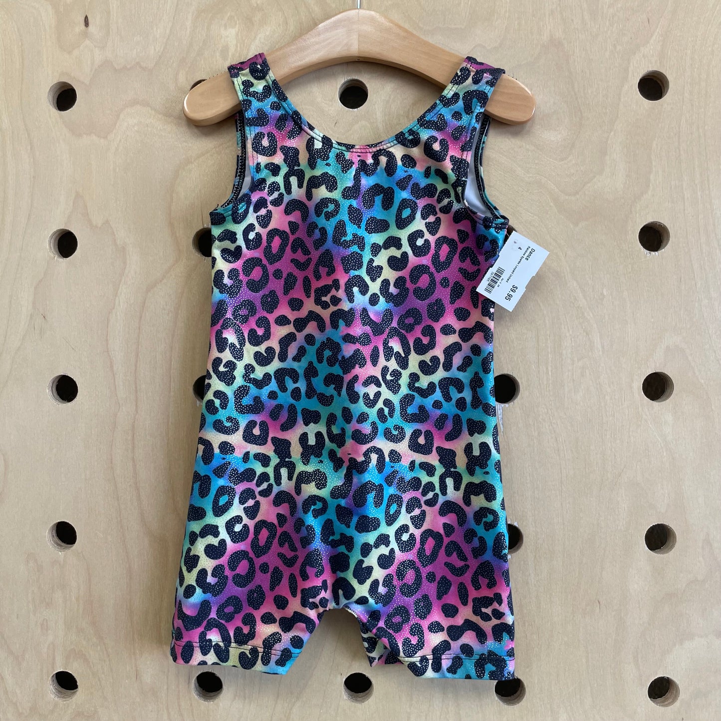 Rainbow Sparkle Leopard Unitard