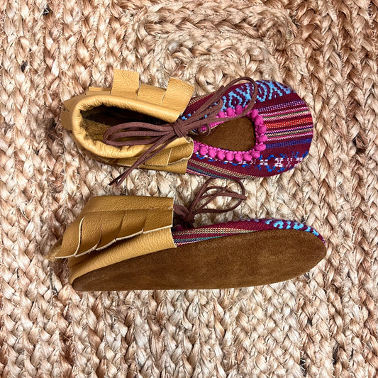 Leather Textile Huaraches