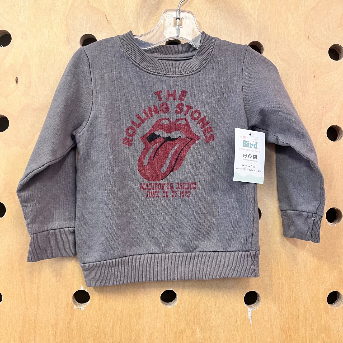 Grey Rolling Stones Sweatshirt