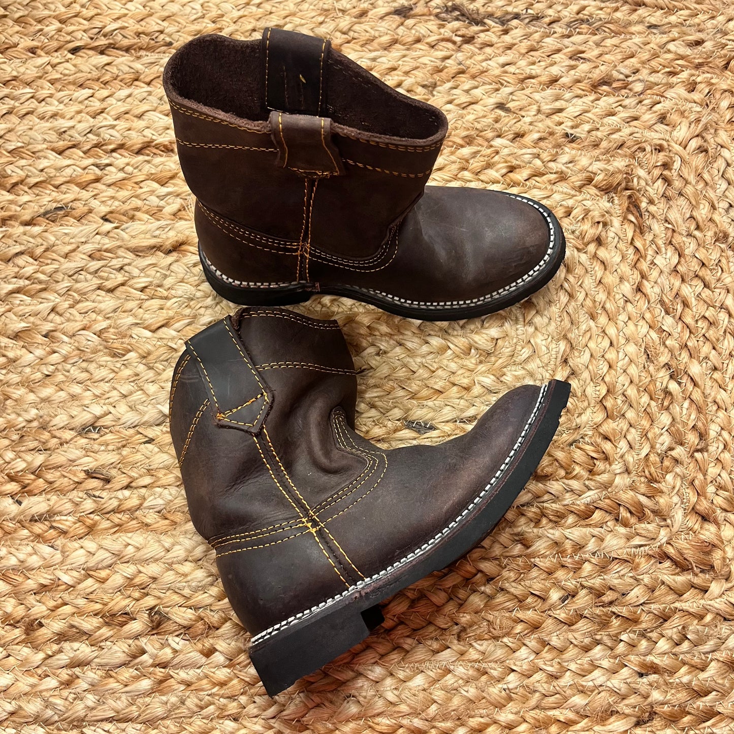 Brown Leather Boots