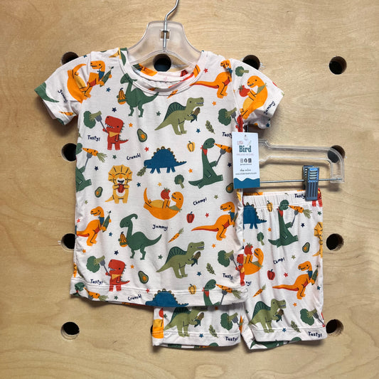 Veggie Dinos Bamboo Pajamas