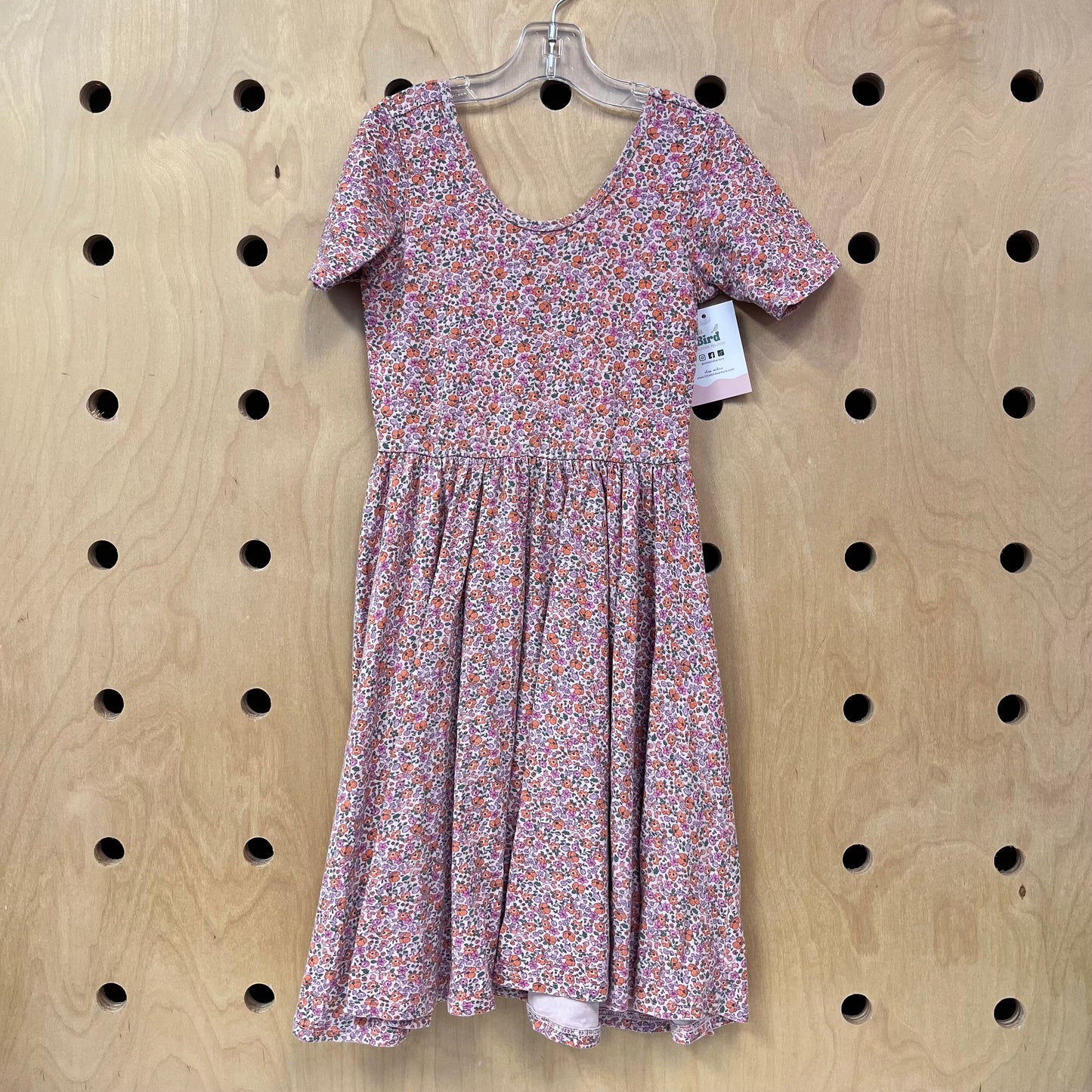Pink Floral  Dress