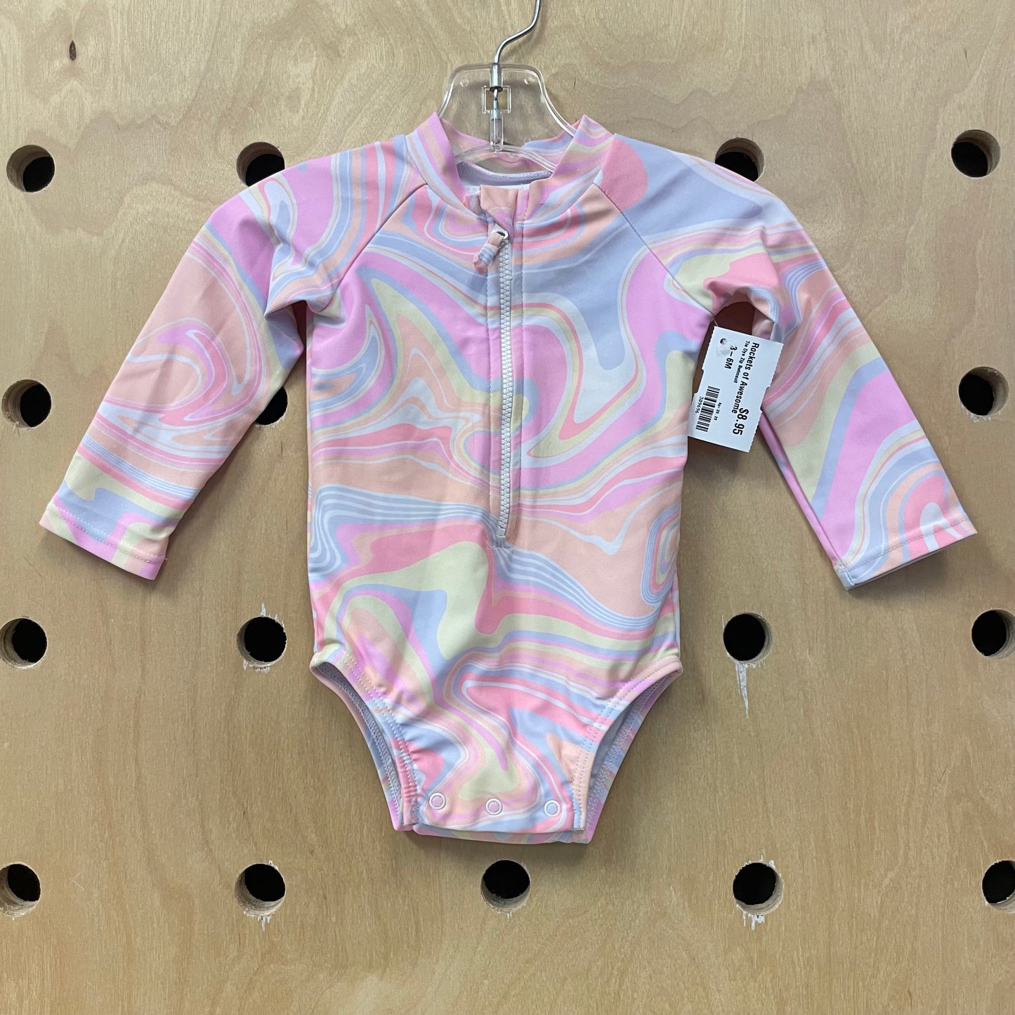 Tie Dye Zip Swimsuit