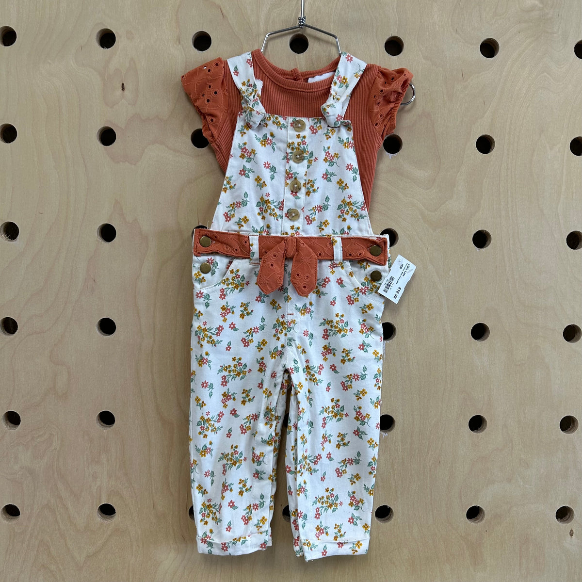 Terracotta & White Floral Outfit
