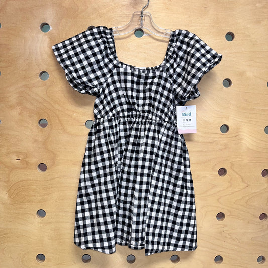 B&W Gingham Dress