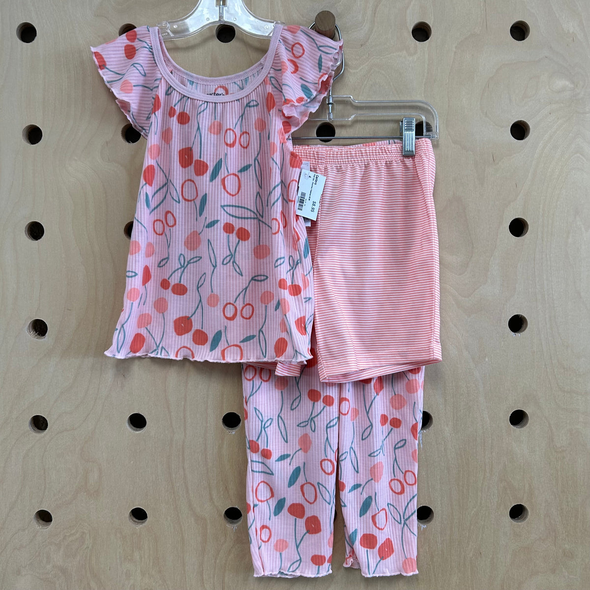Pink 3pc. Cherries Pajamas NEW!