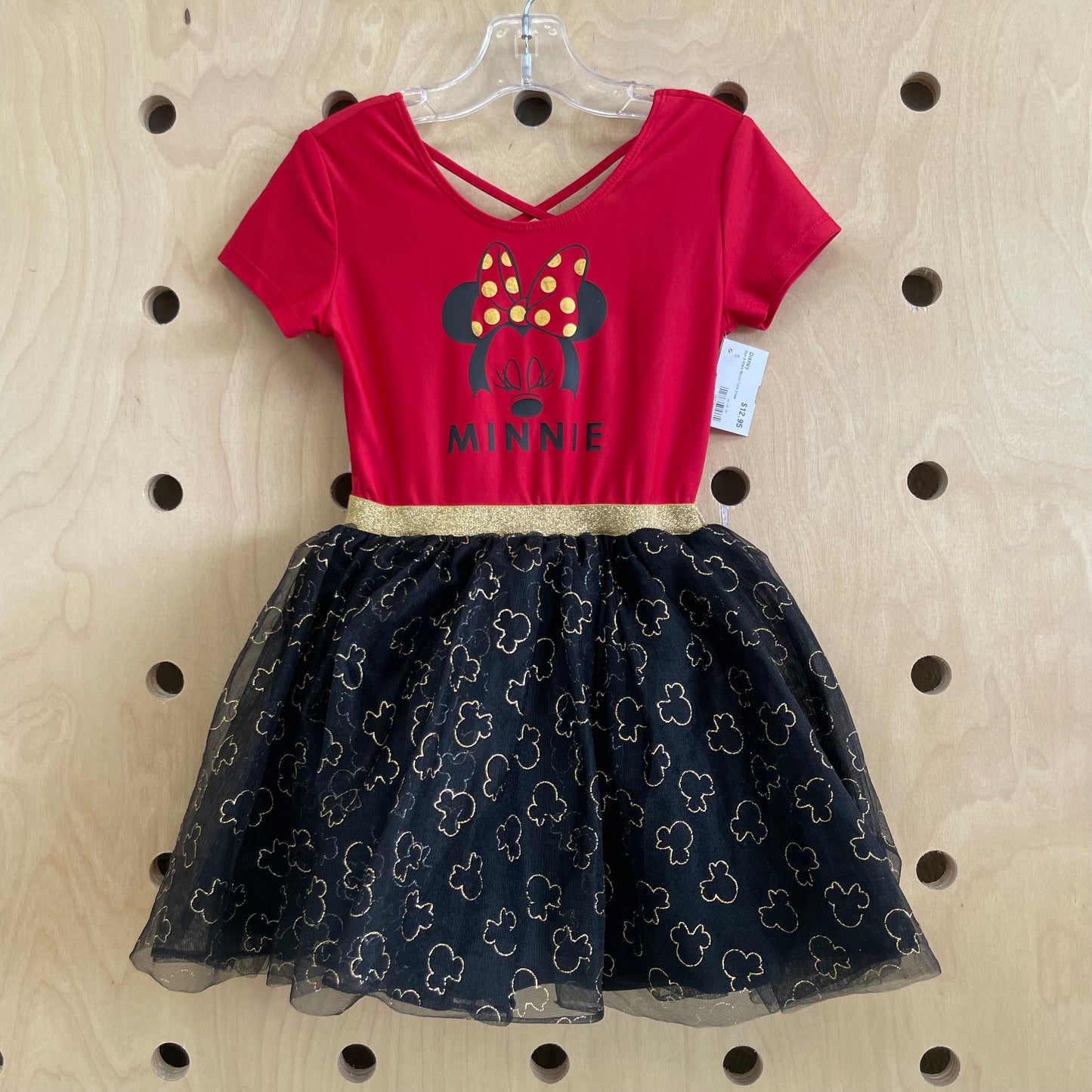 Red & Black Minnie Tulle Dress