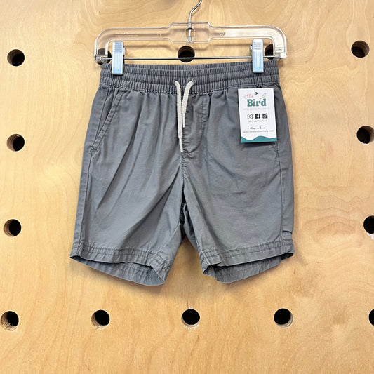 Grey Drawstring Shorts