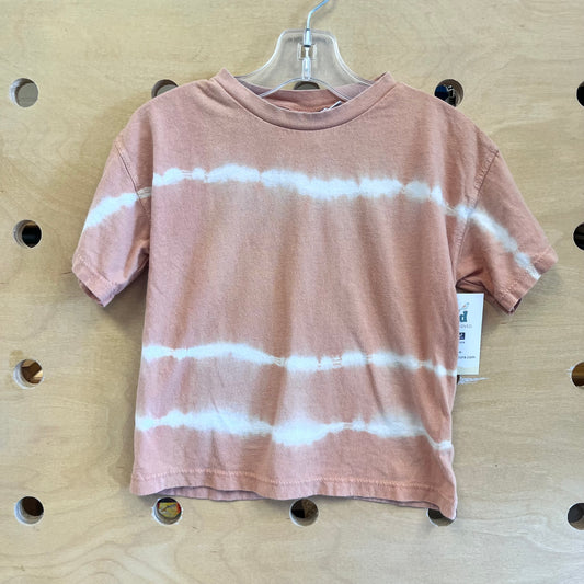 Peach/White Tie Die Tee