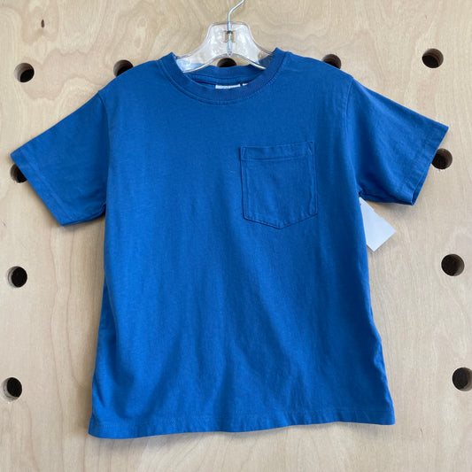 Blue Pocket Tee