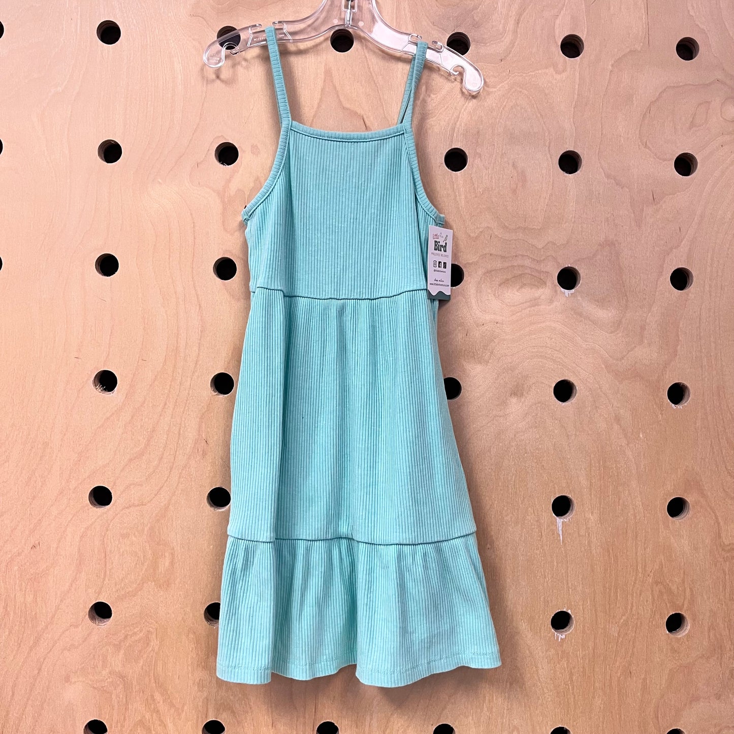 Mint Ribbed Dress