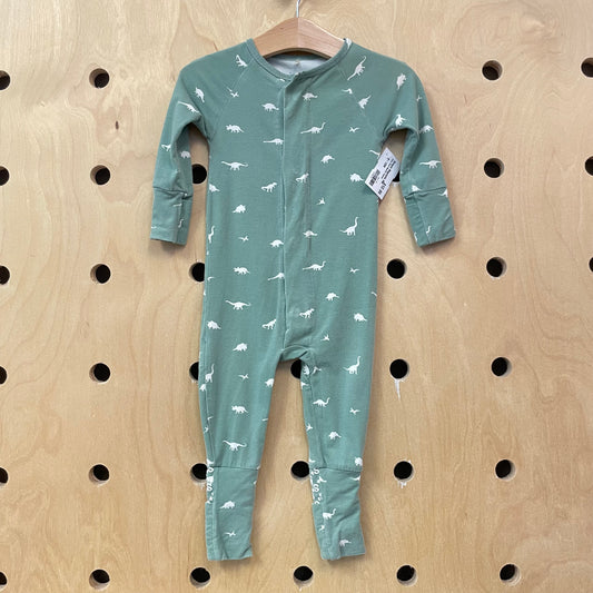 Green Dinos Magnetic Pajamas