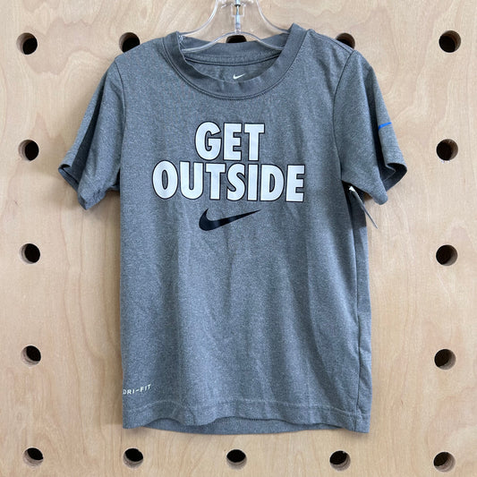 Grey Get Outside Dri-Fit Tee