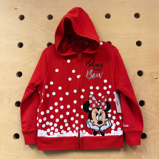 Red Minnie Zip Hoodie