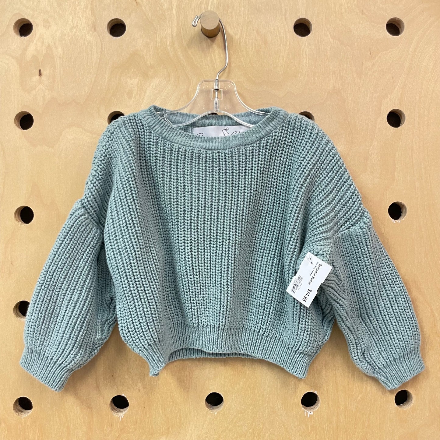 Blue Boxy Sweater