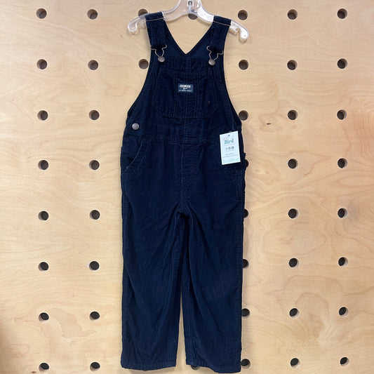 Navy Cord Overalls