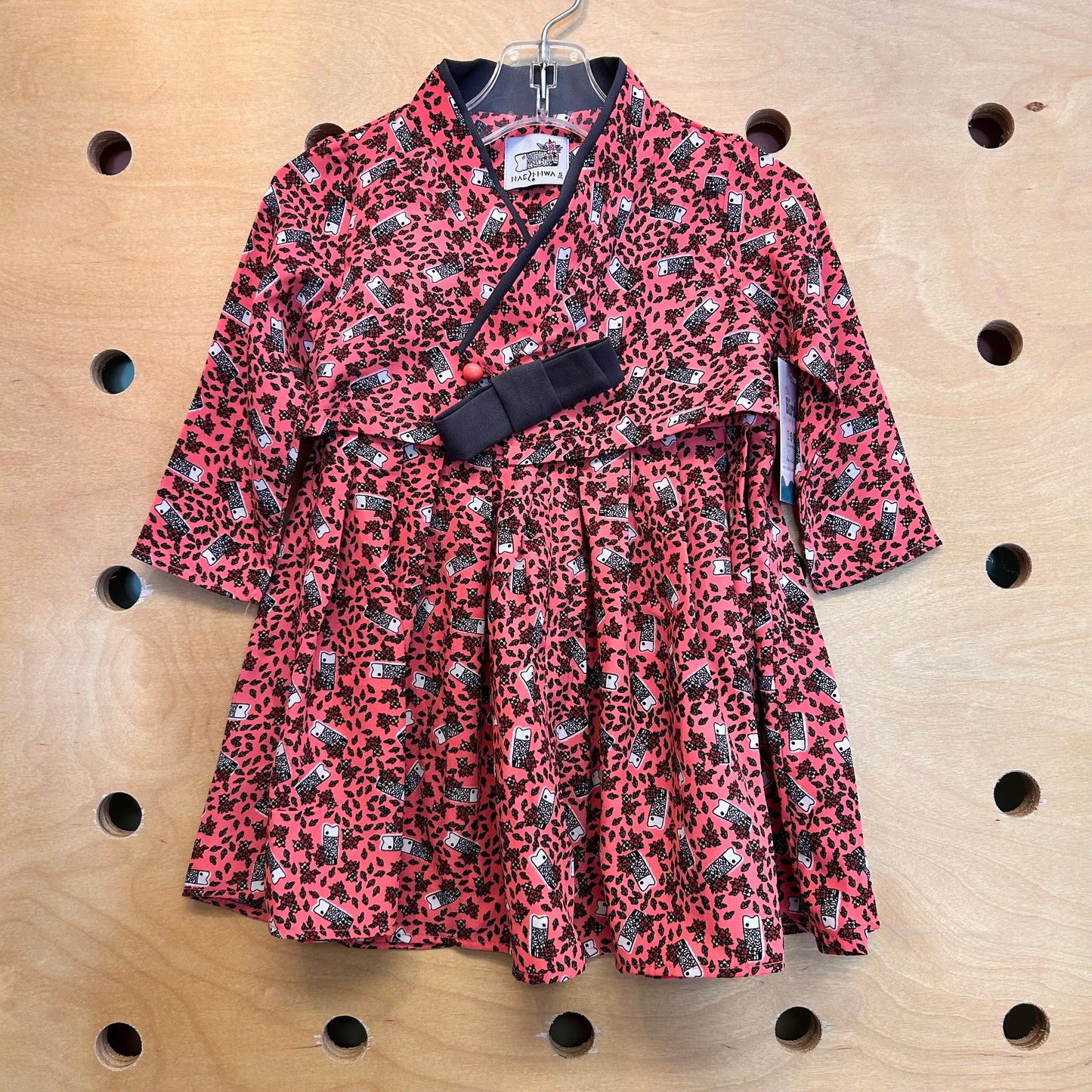Coral Floral Dress