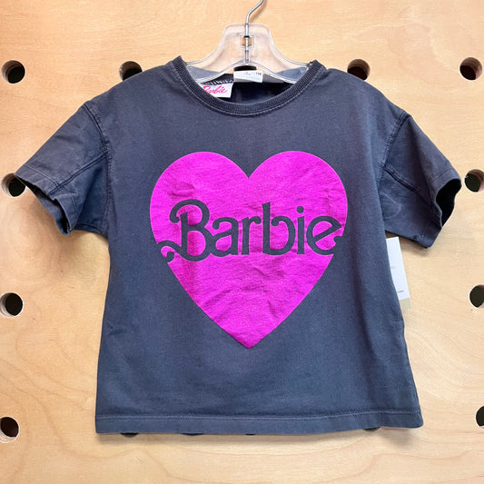 Grey Barbie Heart Tee