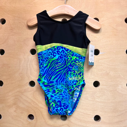 Blue/Green Animal Print Leotard